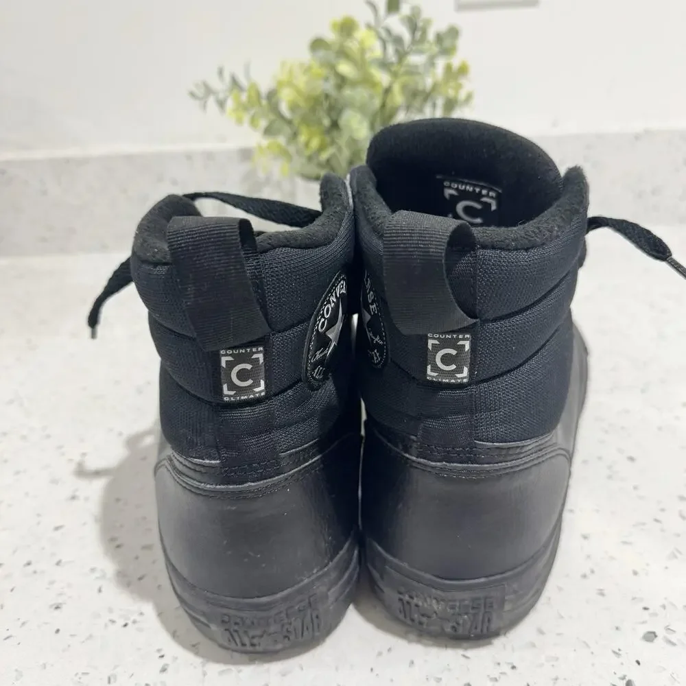 Converse Chuck Taylor All Star Berkshire Boots Black mens 11.5 - Picture 4 of 5